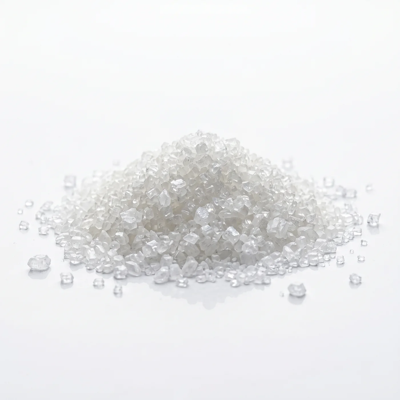 White crystalline L-arginine amino acid